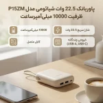 پاوربانک 22.5 وات شیائومی مدل P15ZM ظرفیت 10000 میلی‌آمپرساعت - Image 2