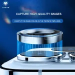 محافظ لنز دوربین آیفون 16 پرو و آیفون 16 پرومکس لیتو Lito Titanium AR - Image 7