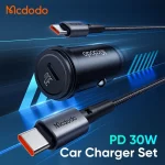 شارژر فندکی 30 وات مک دودو مدل CC-7493 W-Cable به همراه کابل USB-C - Image 4